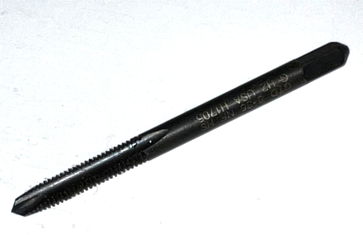 WIDIA GTD SPIRAL POINT TAP 13139 2 FLUTE #8-36 NC 7/8″ LOC 2-1/4″ OAL LOT OF 3*