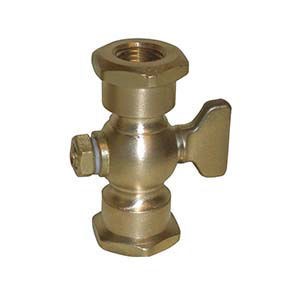Conbraco 4120204 1/4″ FNPT Air Cock With Nut, Brass, 250 PSIG