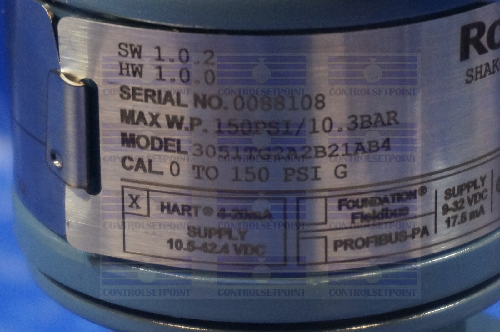EMERSON ROSEMOUNT 3051TG2A2B21AB4 PRESS TRANS 3051 TG2A2 ID88108