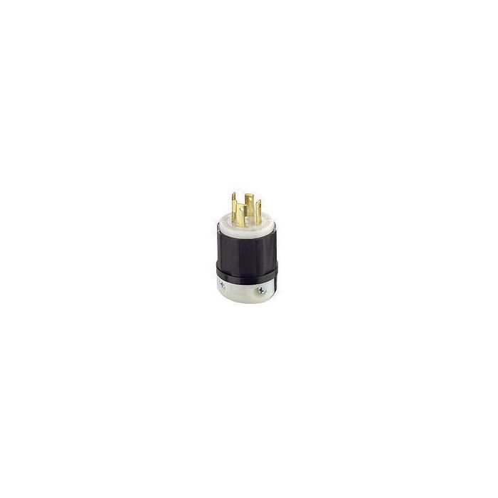 Leviton 30A 480V 3-Phase NEMA L16-30P Locking Plug, Industrial Grade