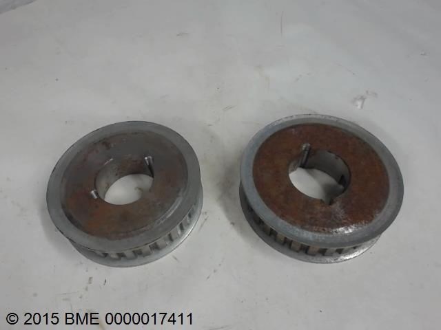 Lot Of 2-Ametric Tl28 Lo75 Taper Bushed Timing Belt Pulley/Sheave