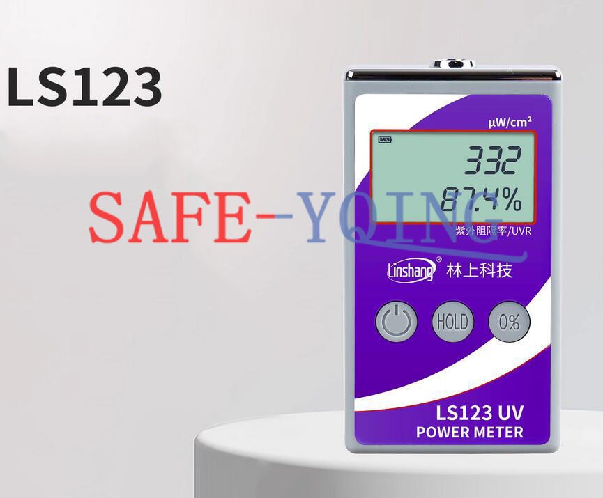 LS123 UV Power Meter Handheld LCD UV Radiation Tester Illumination Radiometer