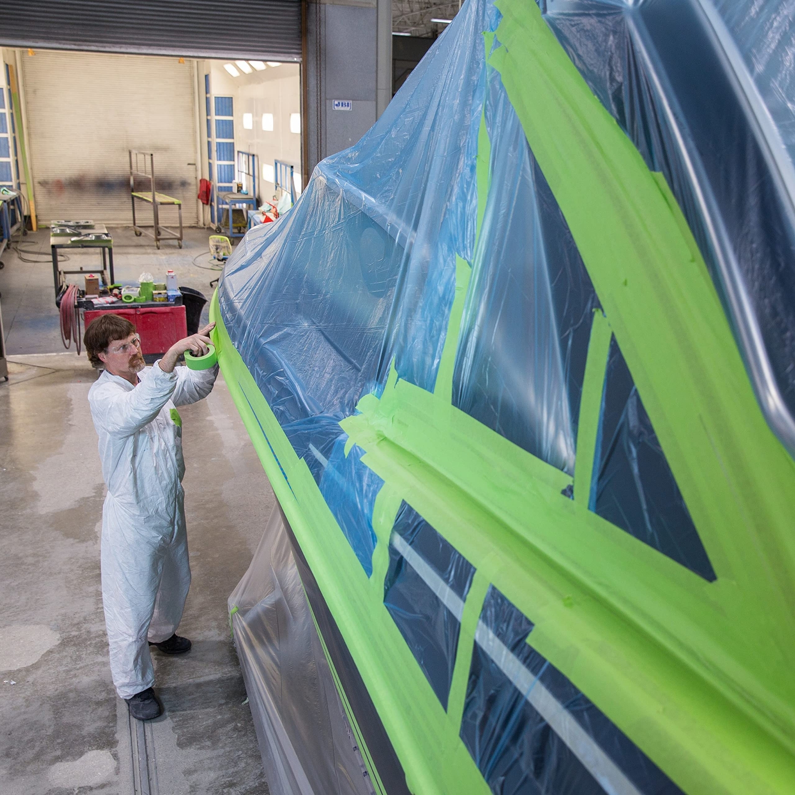 3M High Performance Green Masking Tape 401+ 36 mm x 55 m Conveniently Packaged
