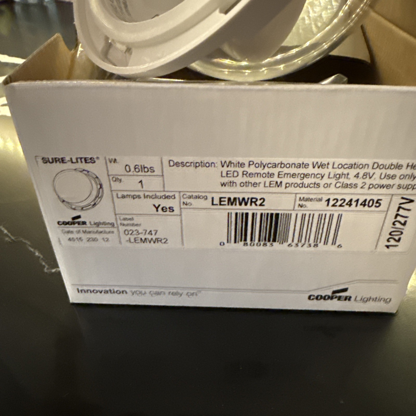 Sure-Lites LEMWR2 Emergency Light