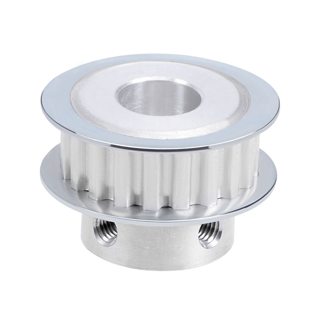Aluminum XL 20 Teeth 12mm Bore Timing Belt Pulley Flange for 10mm Belt