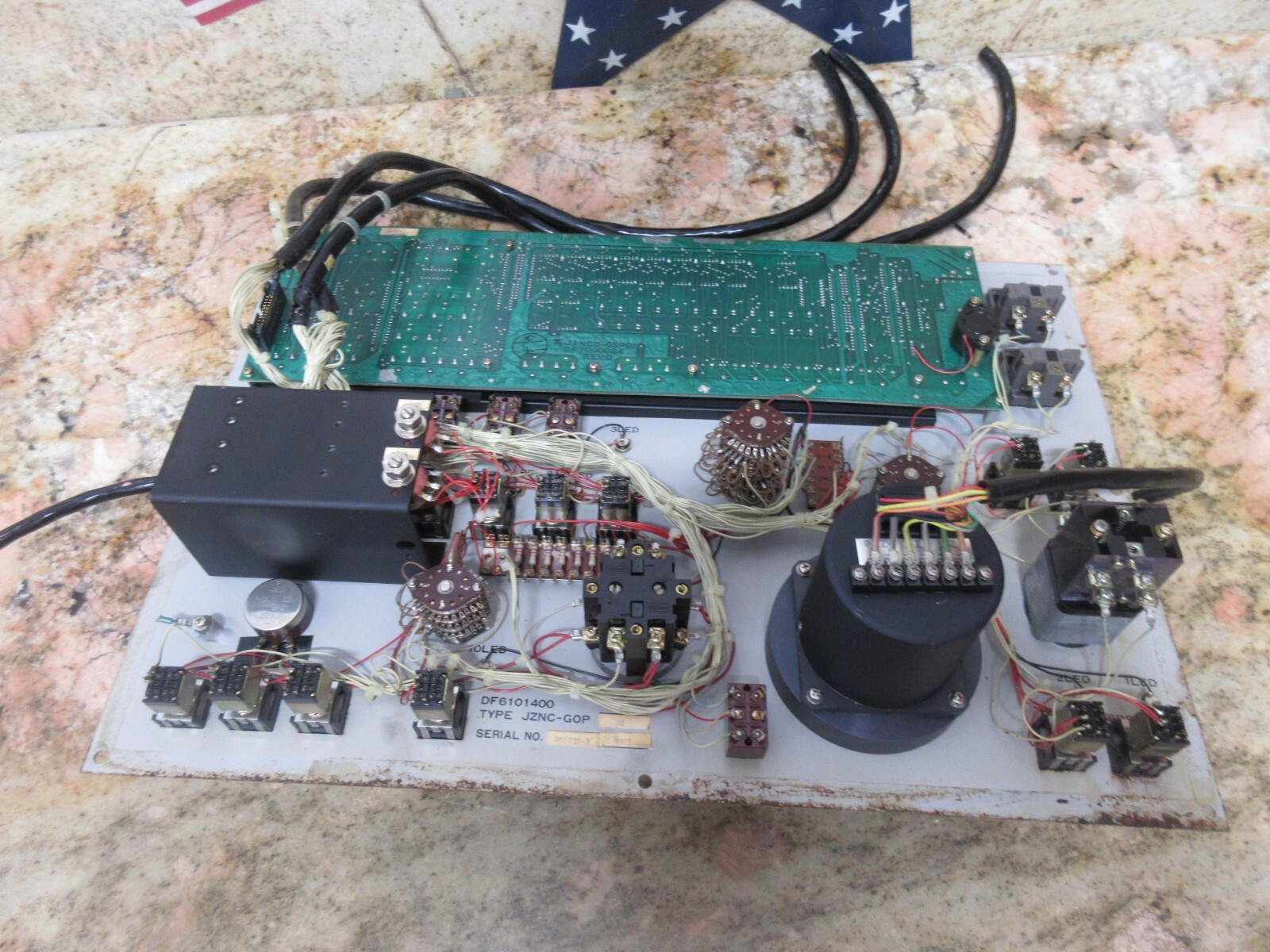 MORI SEIKI SL1 YASNAC 2000G CNC MAIN OPERAT CONTROL PANEL JZNC-GOP02 G0P HPX-10B