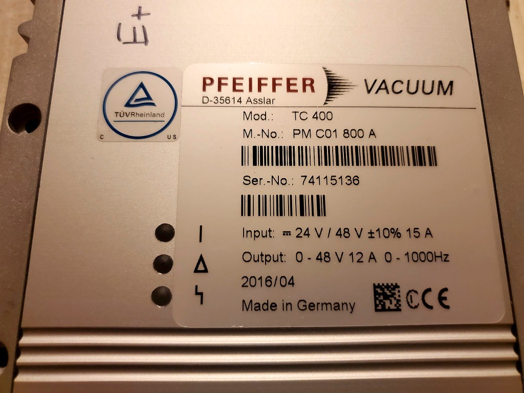 Pfeiffer SplitFlow 310 Turbo Pump Excellent !!!