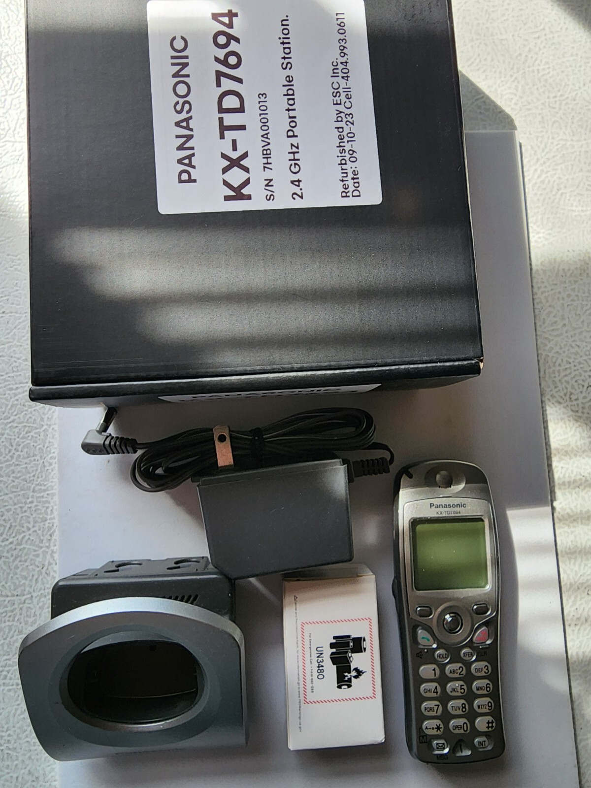 PANASONIC KX-TD7694/2.4 GHz P. REFURBISHED/ 6 MONTH WARRANTY NO COST. LOOKS NEW.