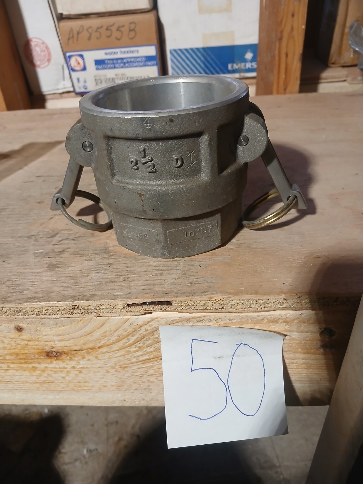 New Ever-Tite MS27024-13, 2-1/2″ B Coupling