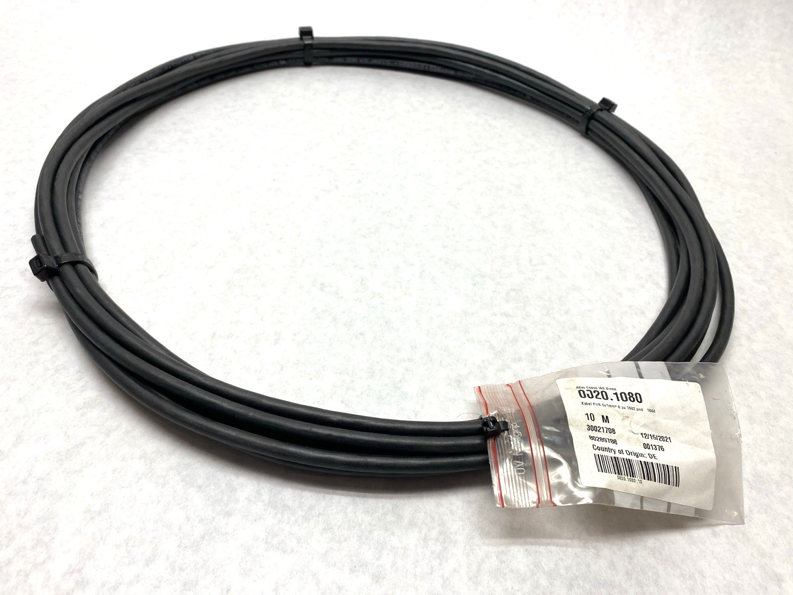 Atlas Copco 0020.1080 SCA Cable 10m Pur 5x1mm
