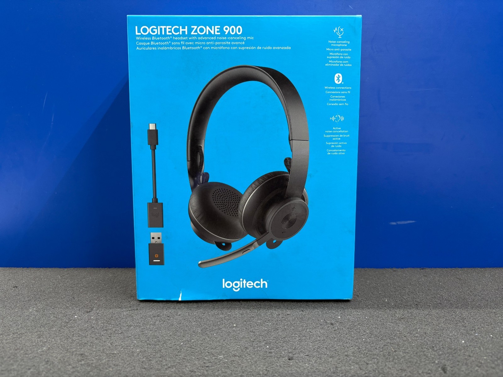 NEW BRAND LOGITECH ZONE 900 (981-001228) WIRELESS BLUETOOTH HEADSET – BLACK