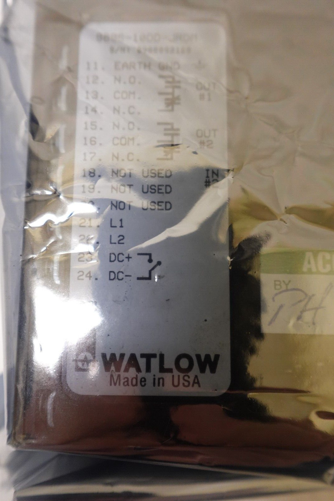 WATLOW VERTROD – Series 989 Controller 989S-10DD-JRDM / 989S10DDJRDM