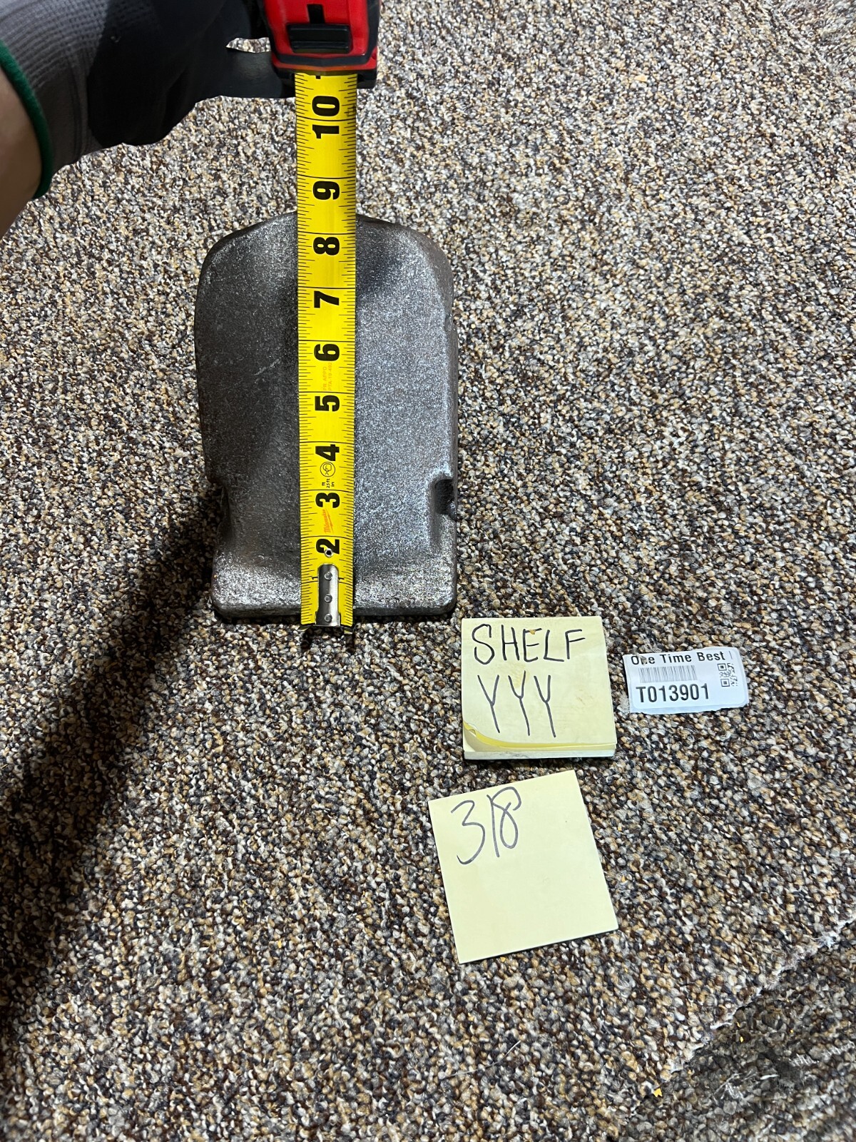 Railway Guard Casting Wedge 5.5″ Wide 8″ base x 9″ 0 200