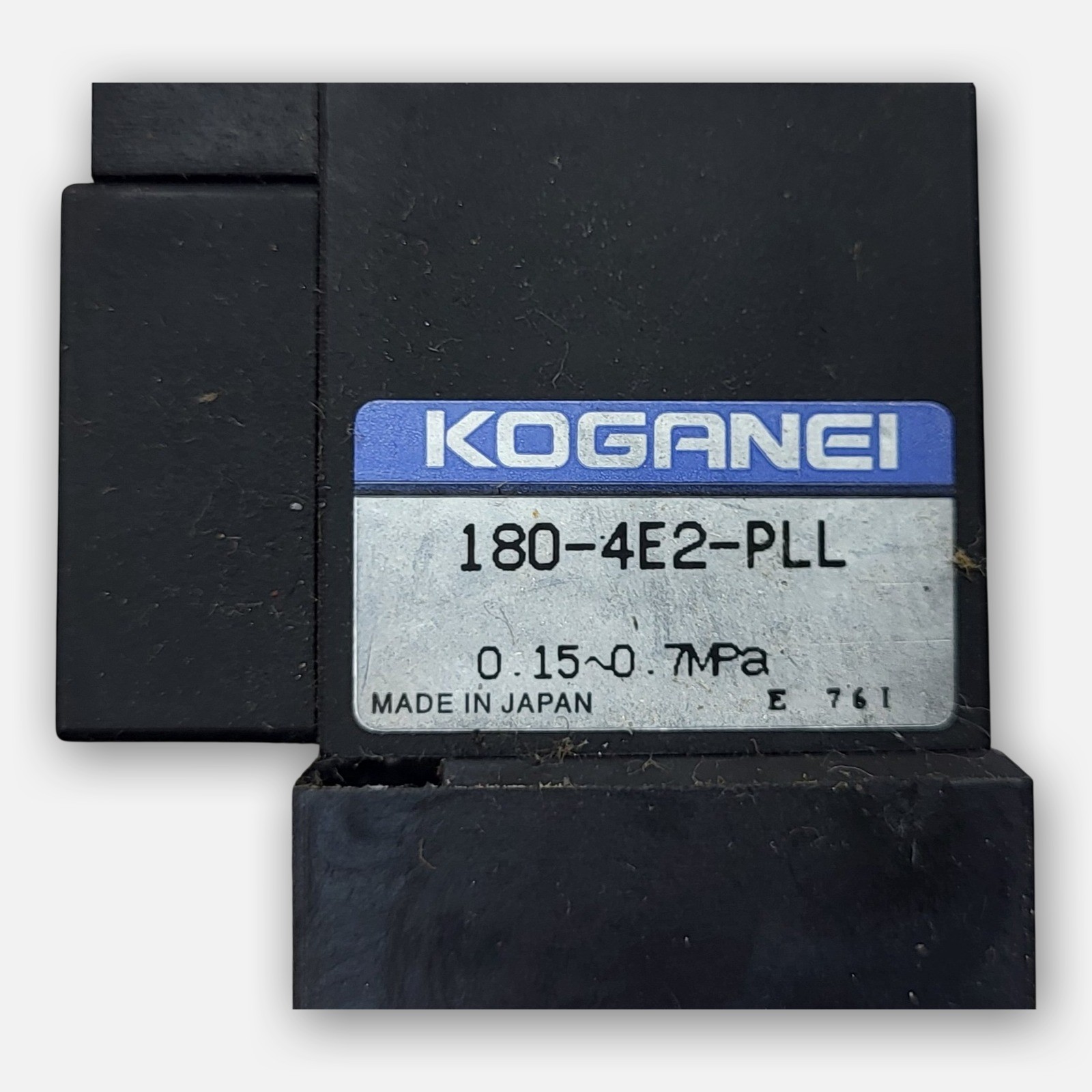 KOGANEI 180-4E2-PLL SOLENOID VALVE 0.15-0.7MPA