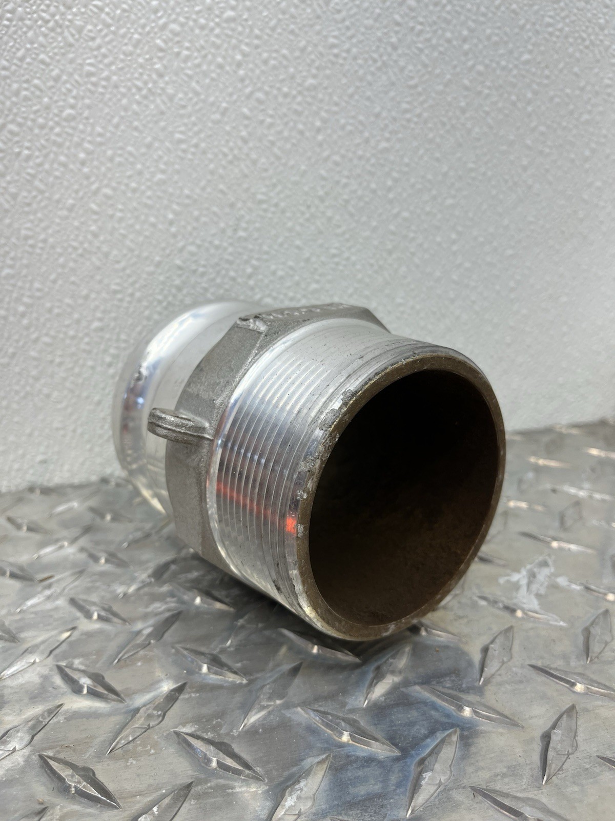 P & T 3″ Cam and Groove Camlock x Male Pipe Thread MPT Aluminum Hose Coupling