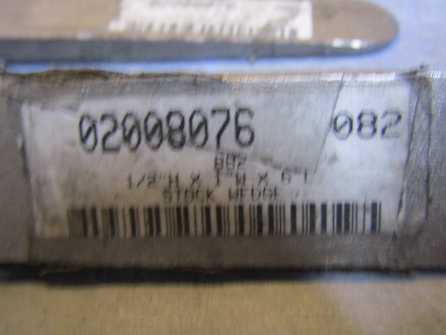 2 – 6″ Stock Wedge # 882, 02008076, 1/2″ H x 1″ W x 6″ L. NEW