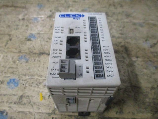 AutomationDirect C0-02DR-D CLICK Koyo Analog CPU Module 24VDC 4IN 4OUT *Tested*