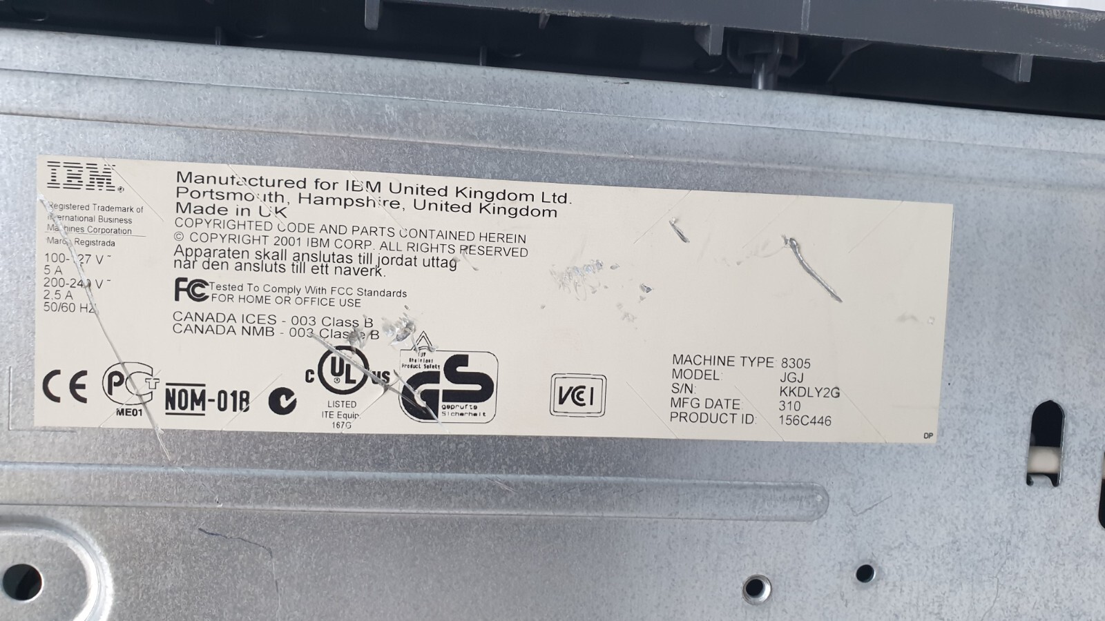 APPLIED MATERIALS IS&T IBM NetVista 8305-JGJ Desktop PC