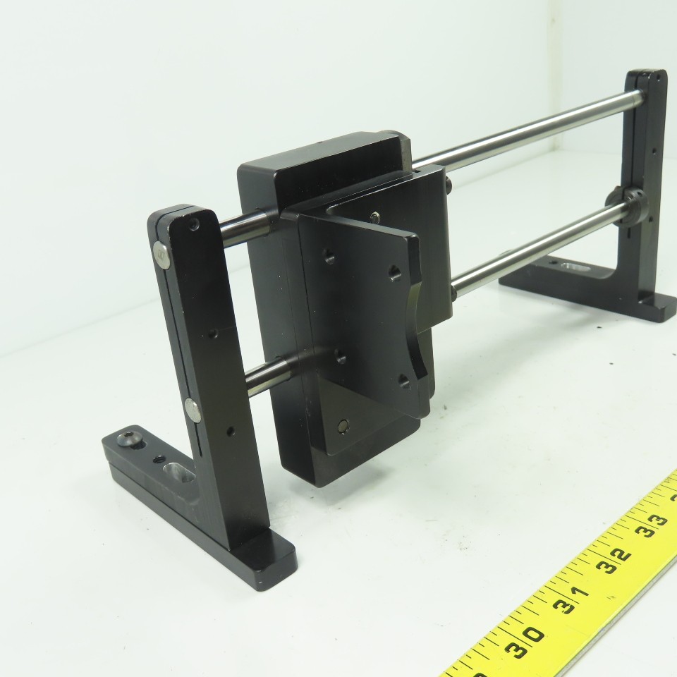 Double Rod Linear Rail Guide 10-1/2″Rod Length Travel 12″ OAL