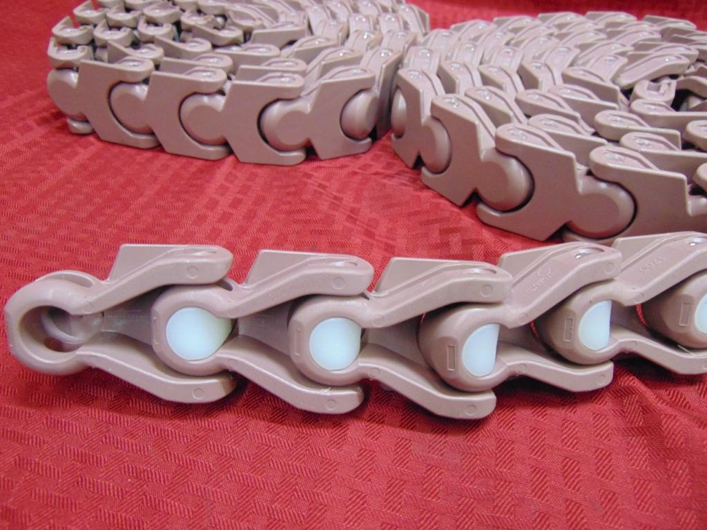 UNICHAIN PLASTIC UNI FLEX CHAIN M/N: 1700 50MM PITCH SIDE FLEXING (44FT)