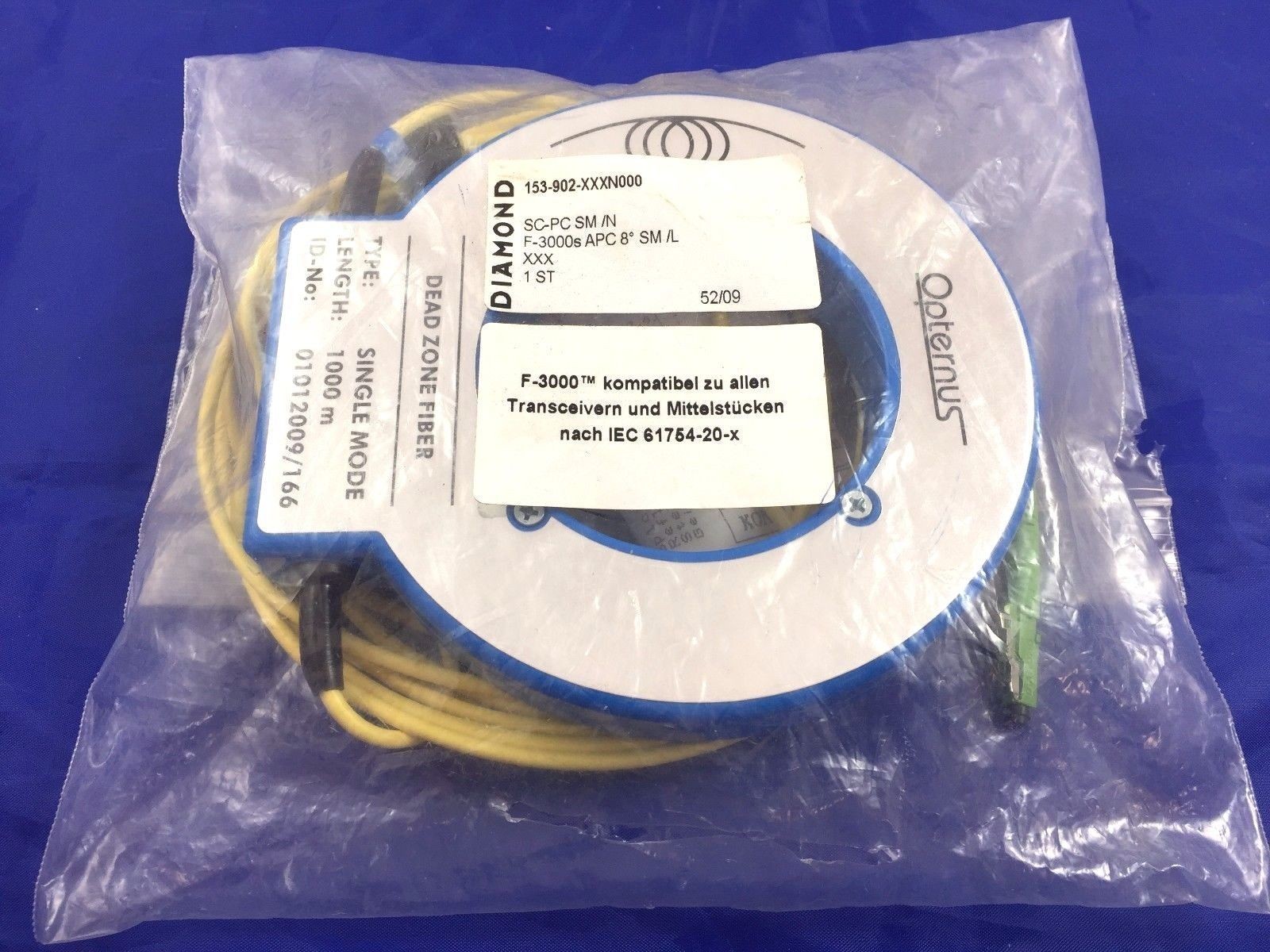 Opternus F-3000 Dead Zone Fibre Ring Single Mode 1000m