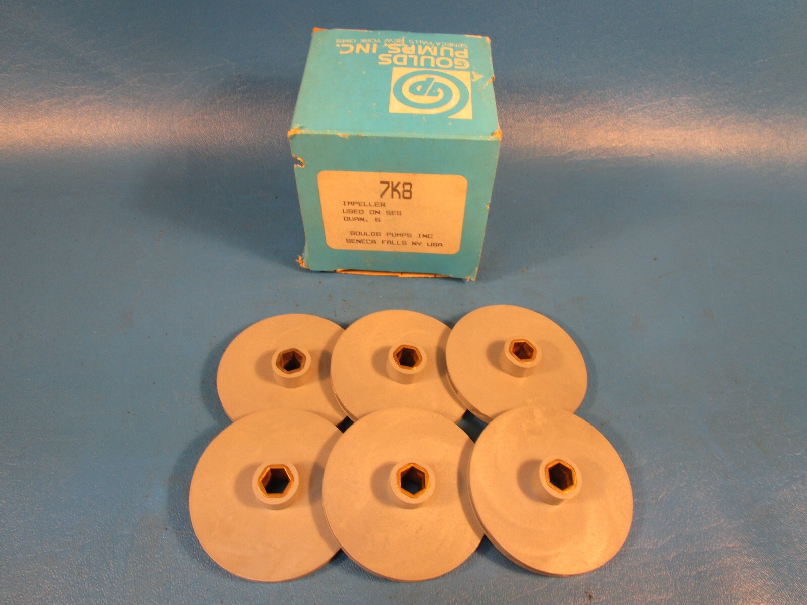 BOX OF 6 GOULDS 7K8, IMPELLERS