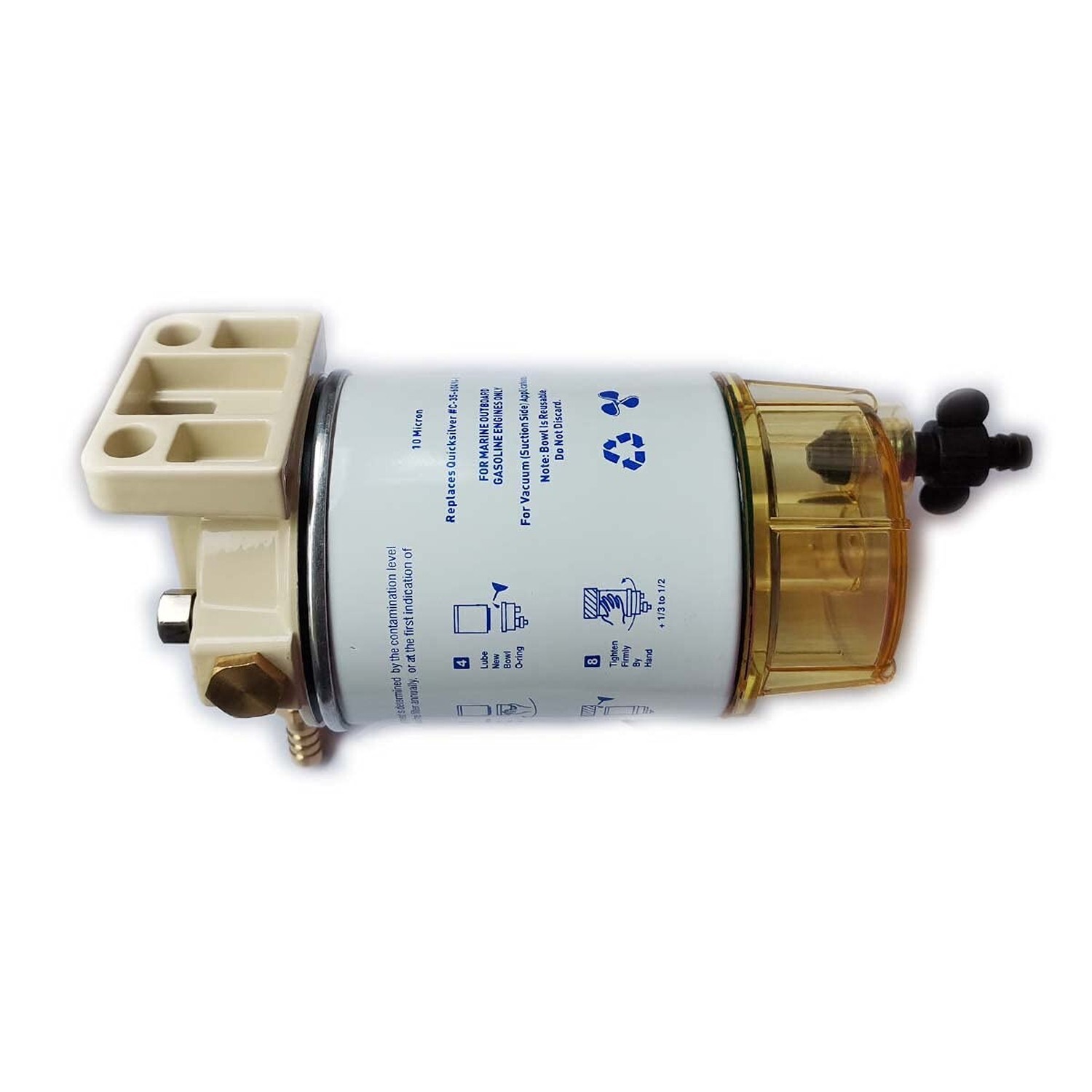 DEVMO S3227 Fuel Filter Water Separator Complete Durable 1/4”-18 NPTF Port C…