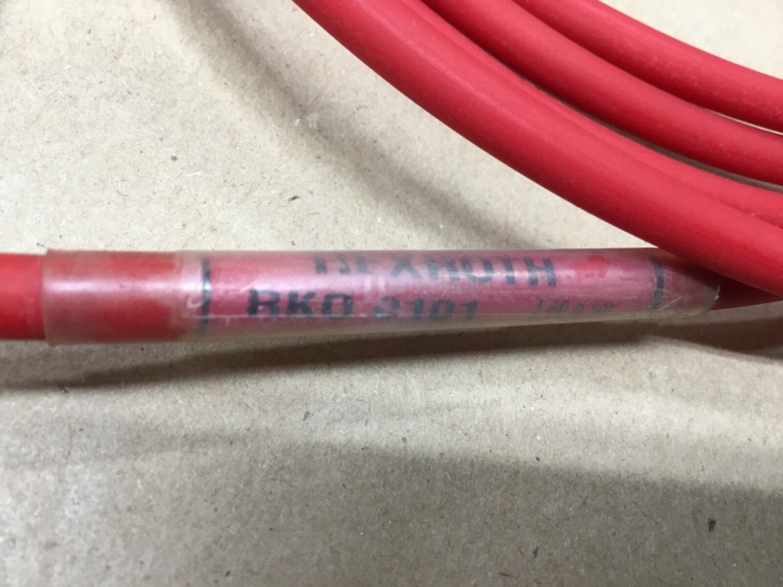 BOSCH REXROTH RKO0101FIBER OPTIC CABLE 2.5M RED 642003478 #55A11*KR
