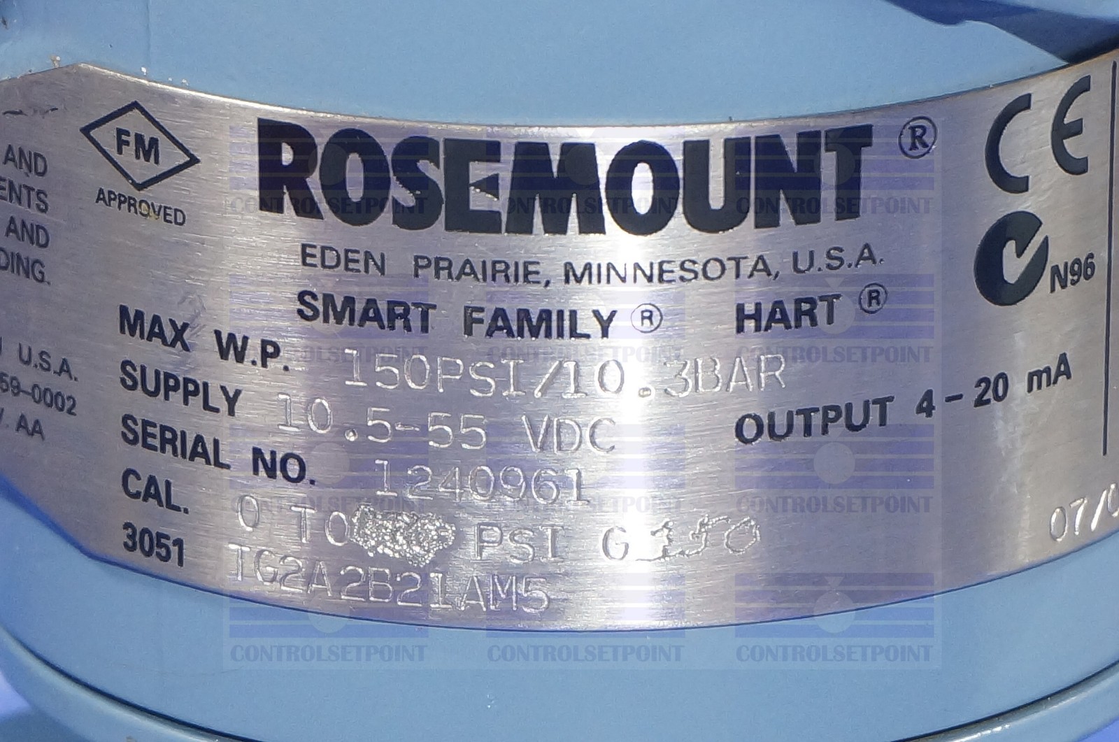 EMERSON ROSEMOUNT 3051TG2A2B21AM5 PRESS TRANS 3051 TG2A2 ID40961