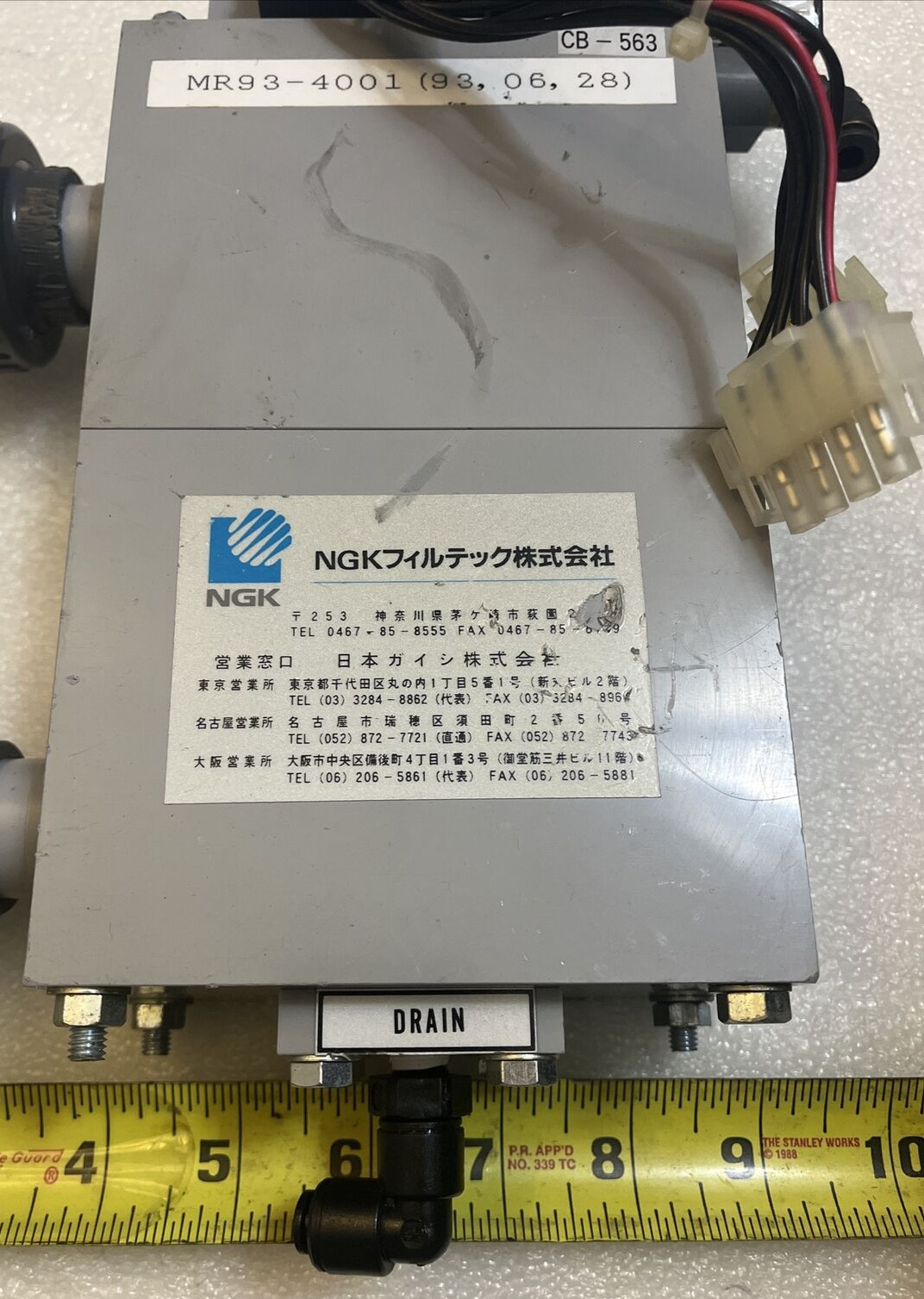 NGK T253 MR93-4001 valve T 253