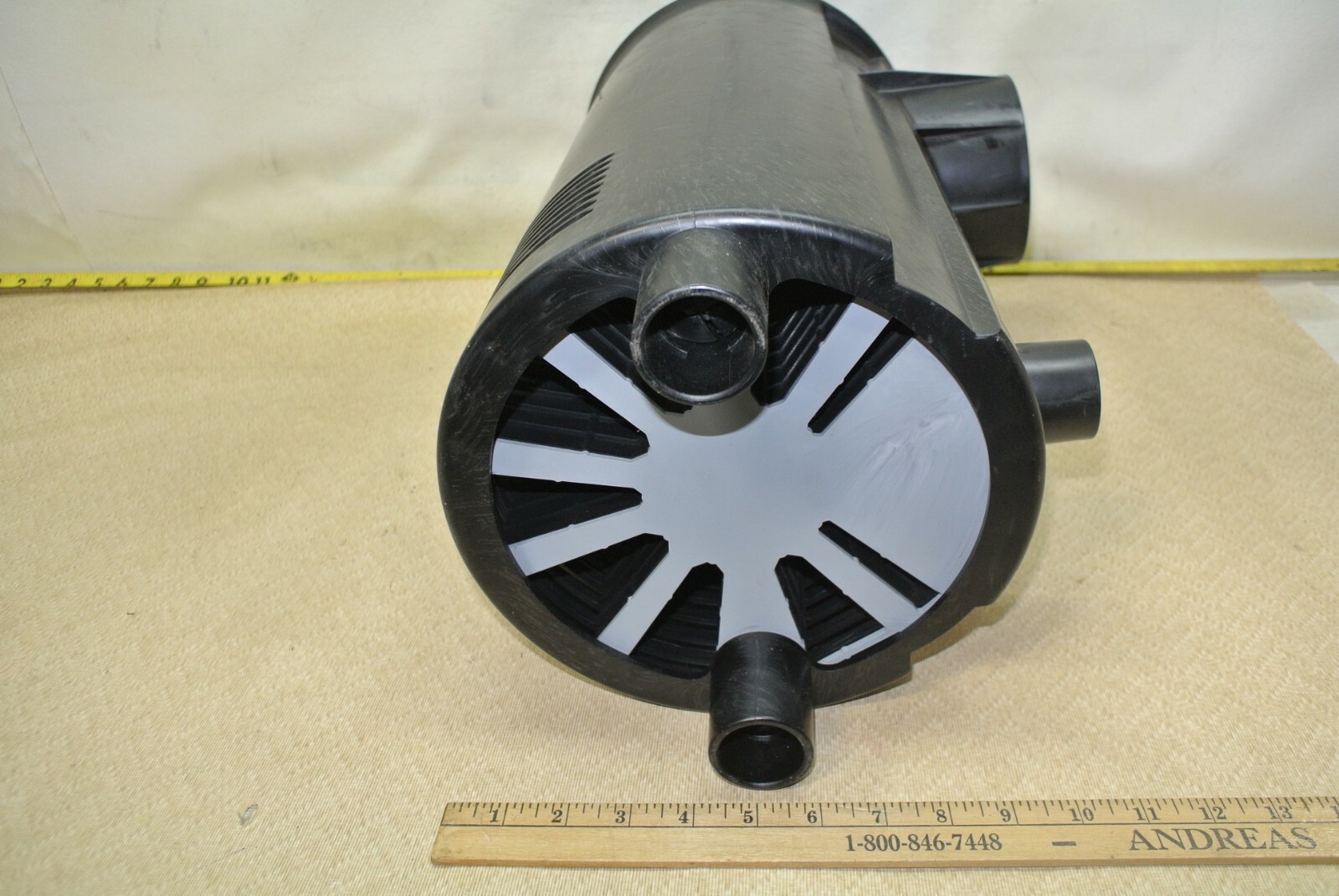 Lifetime Filter Black LT-1/16″ 22-1/2″ H x 9-1/4″ D 1″ PVC inlets Plumbing