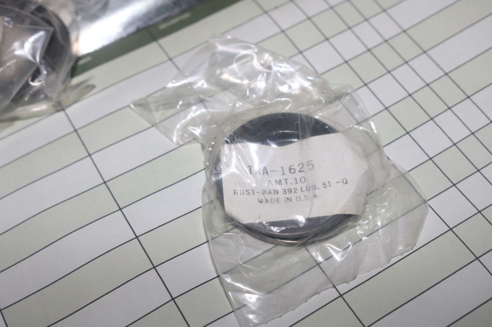 NOS Torrington TRA-1625 needle roller bearing thrust washer lot of (10)