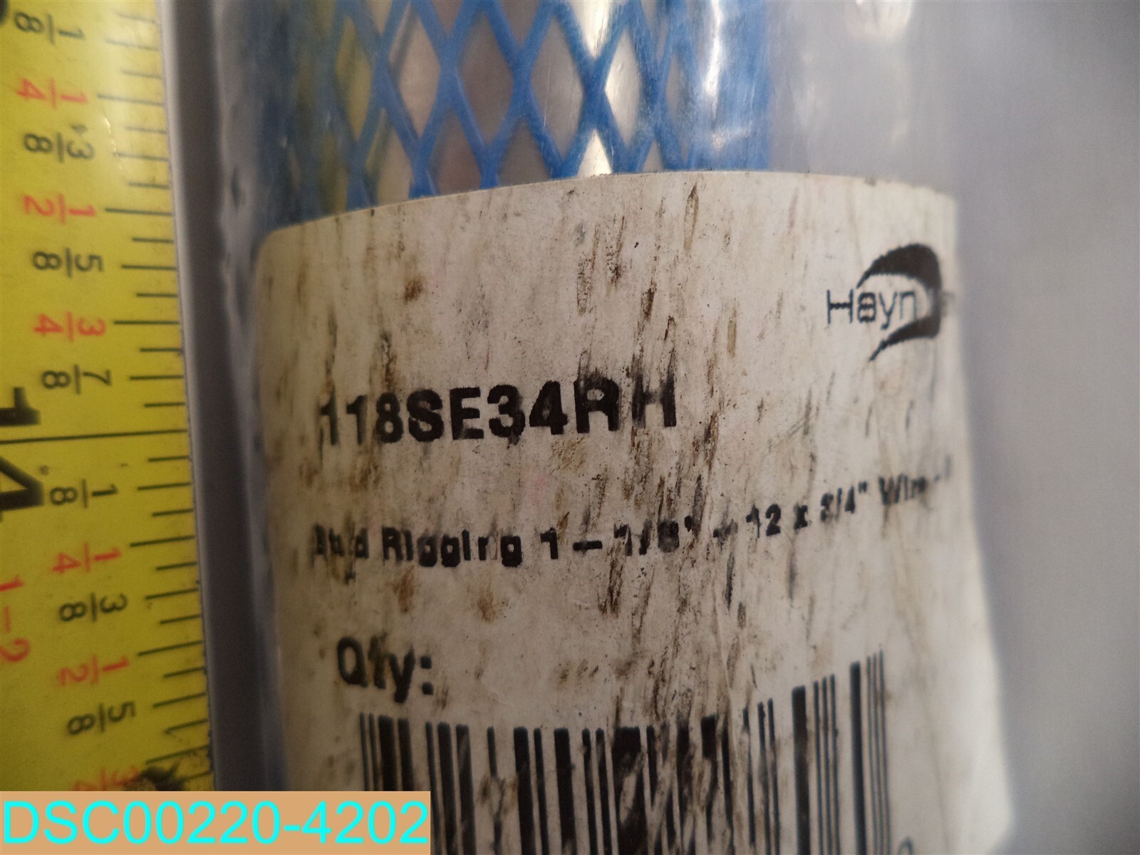 118SE34RH HAYN MARINE RIGGING 1-1/8″ X 12 X 2/4″ 795016176060
