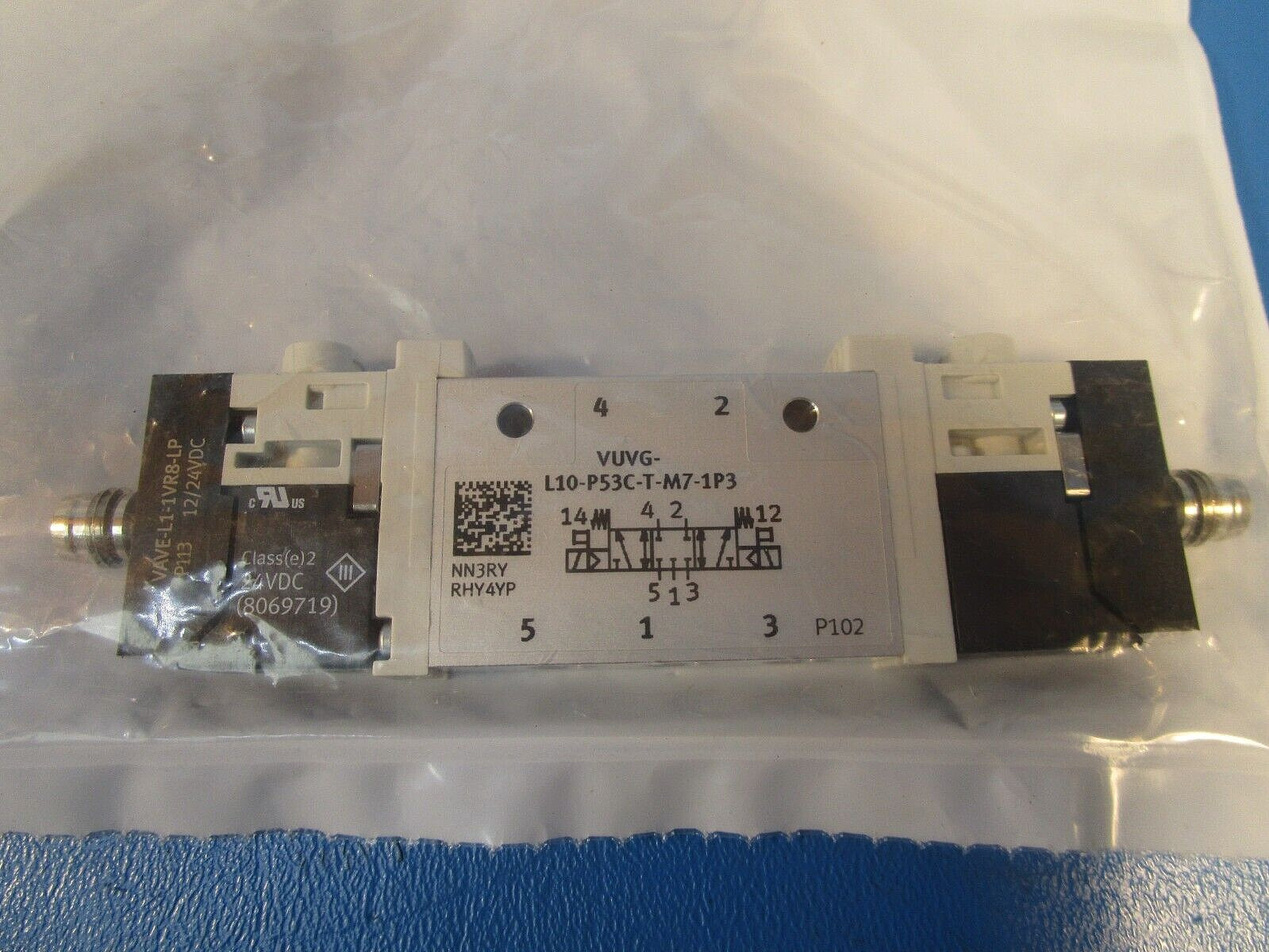 Festo VUVG-L10-P53C-T-M7-1R8L, 574223 Solenoid Valve 5/3-way