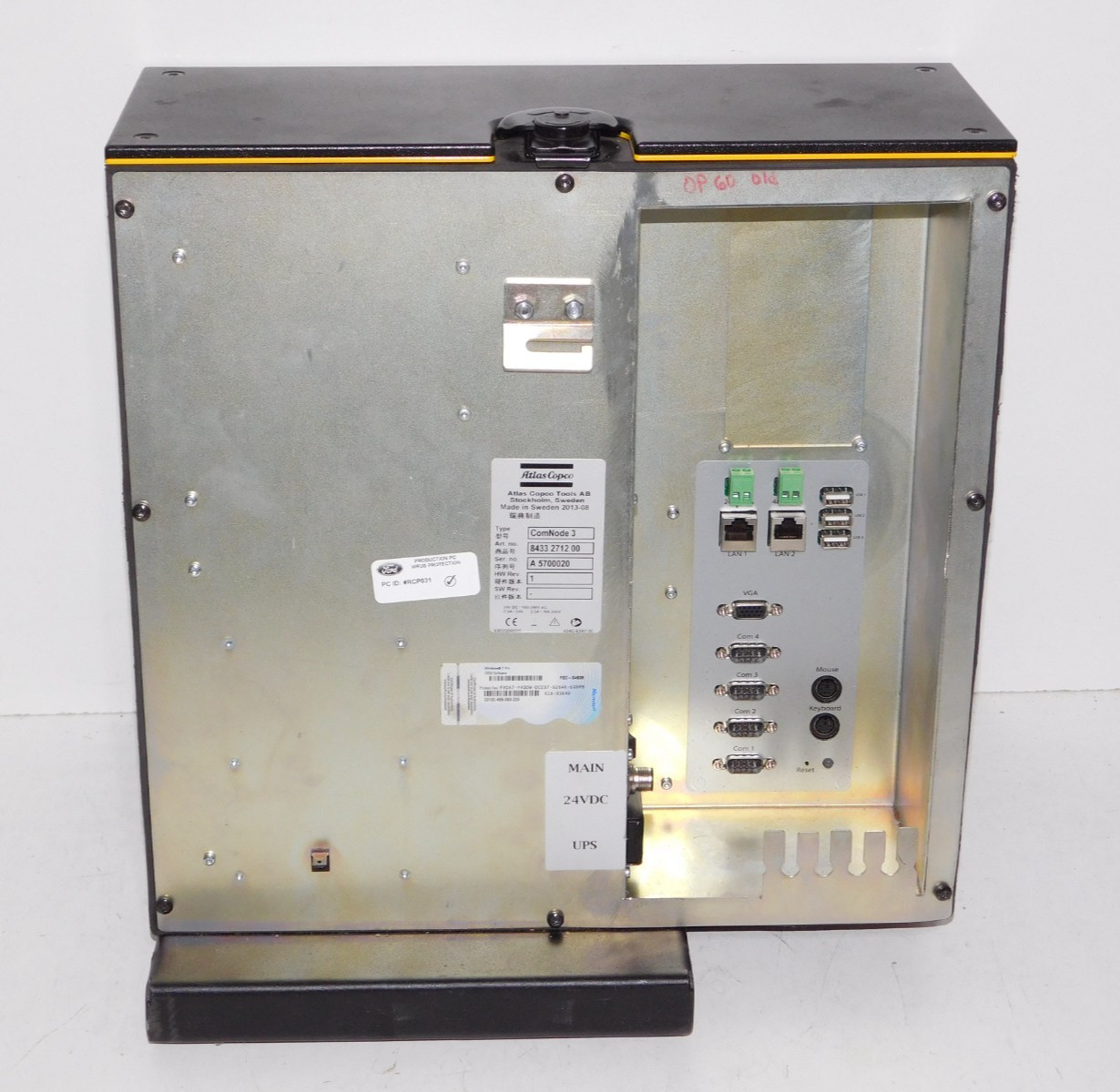Atlas Copco 8433 2712 00 ComNode 3 Customizable Industrial Display Computer PC