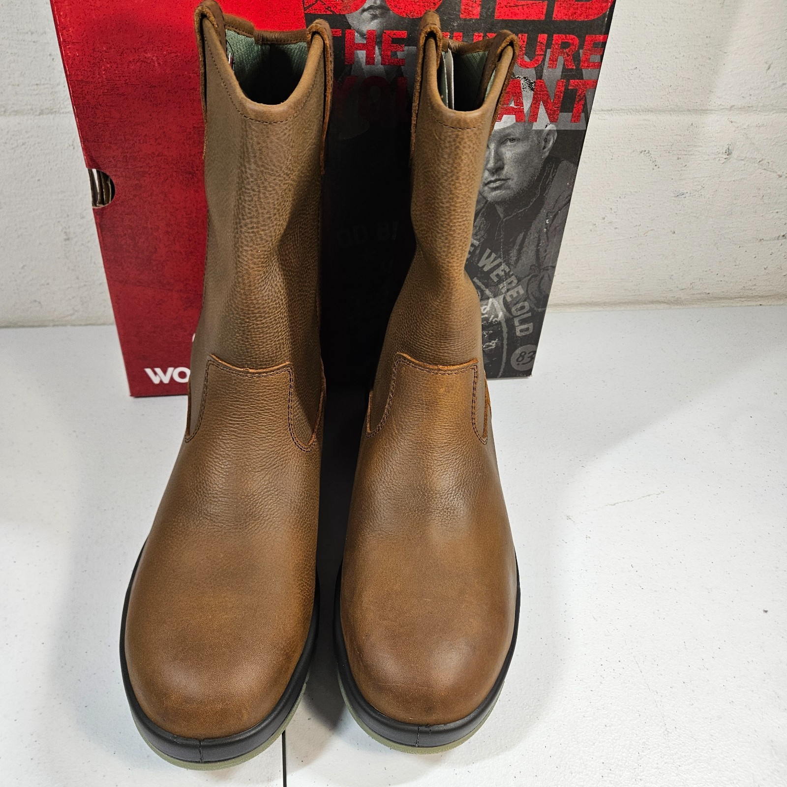 Wolverine Men’s Steel Toe W03258 DuraShocks Wellington Stone 13 M New