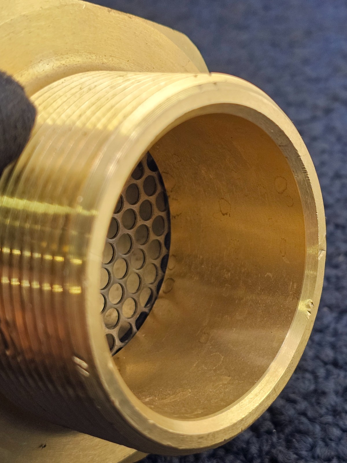 5769H: 3-1/4″ Male Acme x 2″ MNPT LP Gas, Brass Adapter ACME Fitting