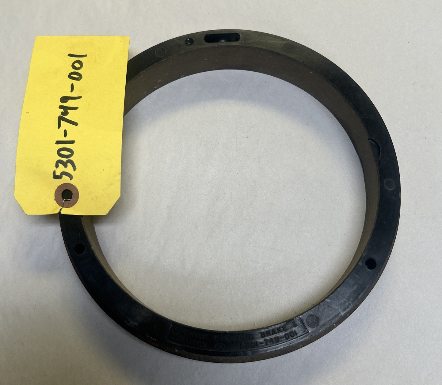 WARNER ELECTRIC,5301-749-001,COLLECTOR RING FOR CLUTCH OR BRAKE