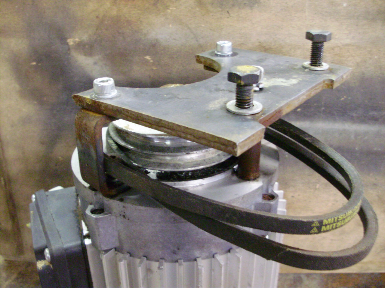 Bracket, FT Face Frame Mounting Flange Adaptor, Fits Hanning Electric Motor