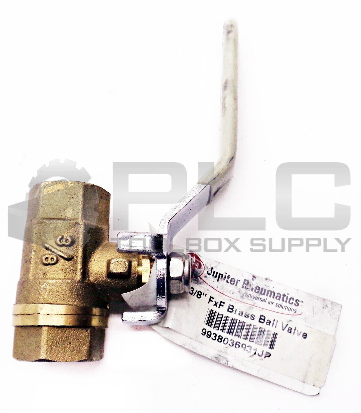 NEW JUPITER PNEUMATICS 600WOG 3/8″ FXF BRASS BALL VALVE