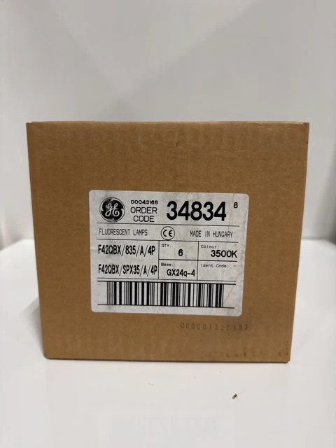 GE General Electric F42QXB (6 PCS) Compact Fluorescent Bulb 42W 34834 (Lot of 6