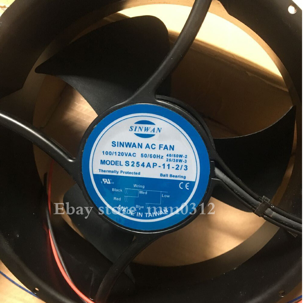 Sinwan AC fan S254AP-11-2/3 ball 100/120VAC 25489 3-wire cooling fan 1PCS