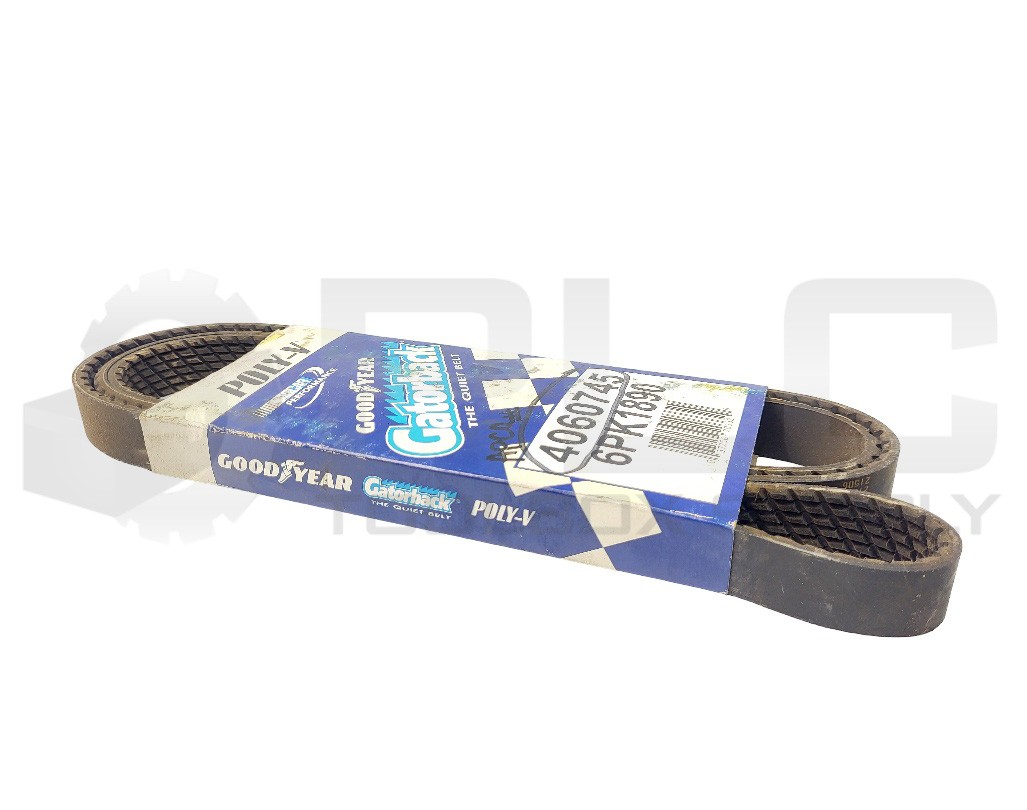 NEW LOT OF 2 GOODYEAR 6PK1890 GATORBACK POLY-V SERPENTINE BELT 6-RIB, 1890MM