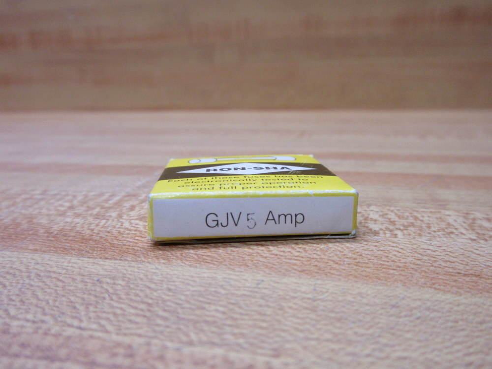 Ron-Sha GJV5 Fuse F5AL250V Fine Wire Element, Axial Leads (Pack of 10)