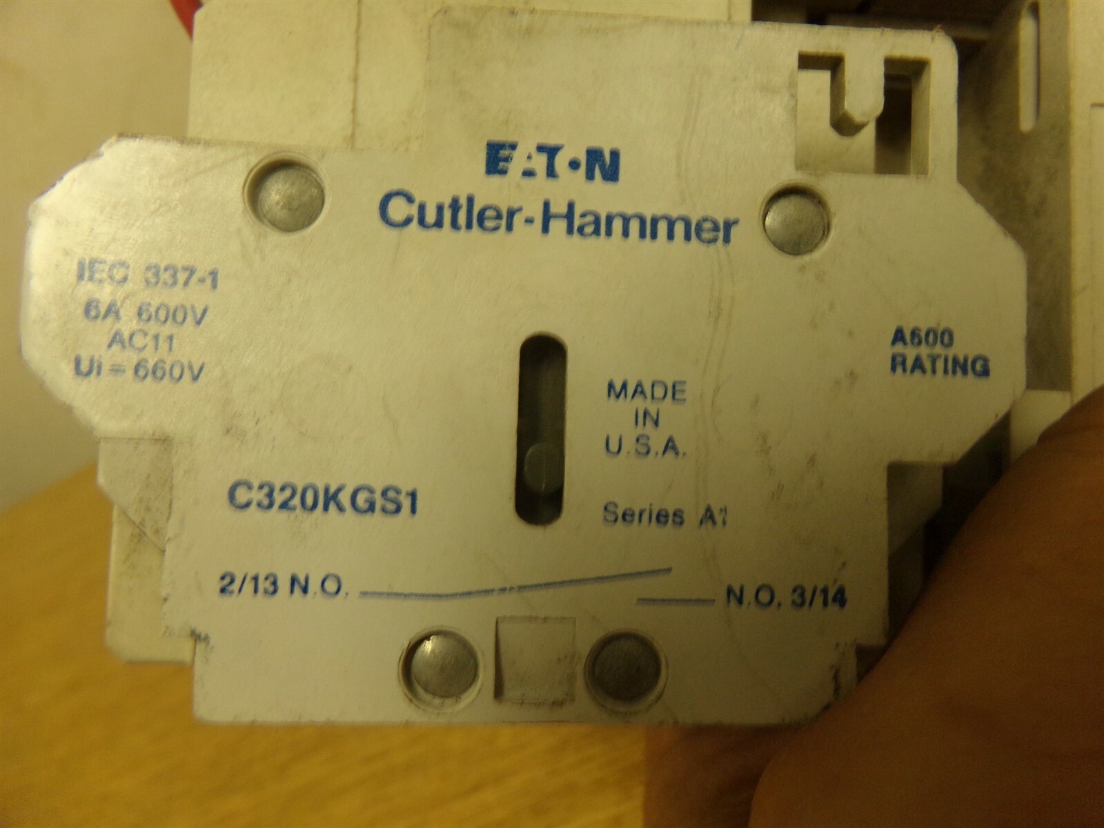 Eaton Cutler Hammer AN16BN0 Series A1 C320KGS1 18A Nema 0 *FREE SHIPPING*
