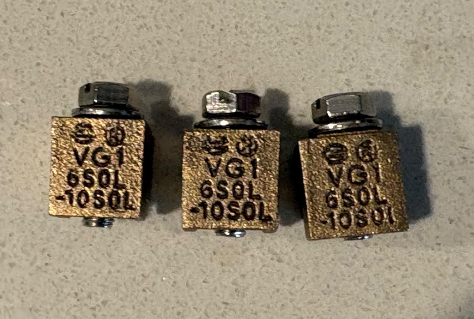 Burndy VG1 VISEIT Vice Clamp #10090342 Copper Alloy Connector #6-#10 Sol 3-PACK