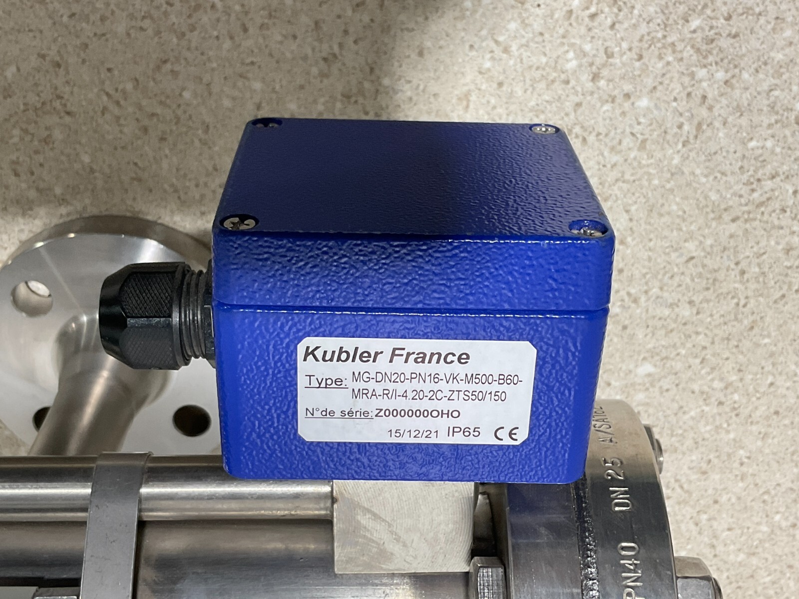 KSR Kuebler BMG-DN20-PN16-VK-M500-B60-MRA-R/I-4-20-2C-ZIS50/150 S7053008065 NEW