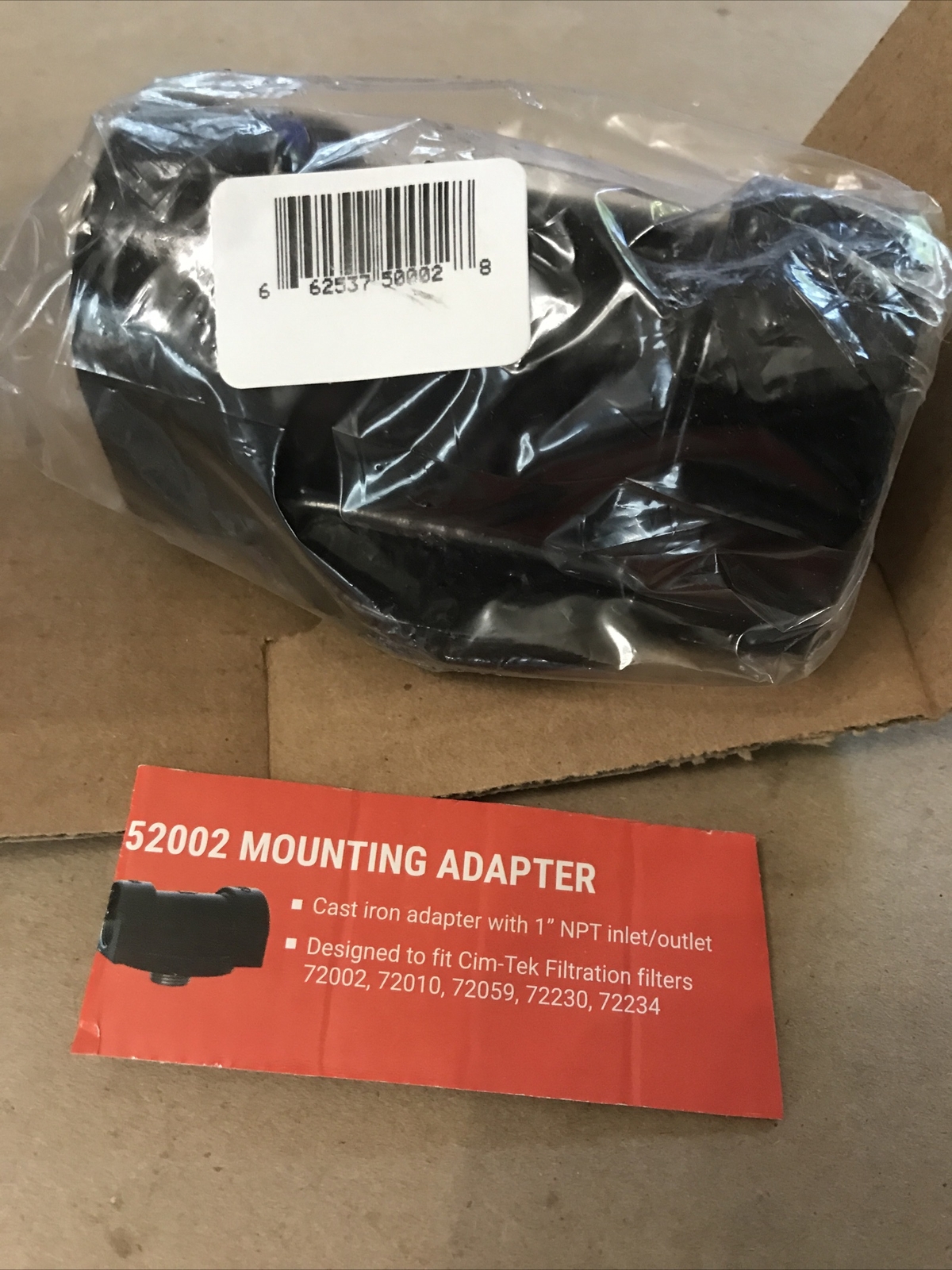 Cim-Tek 1″ NPT Cast Iron Mounting Adaptor | 52002