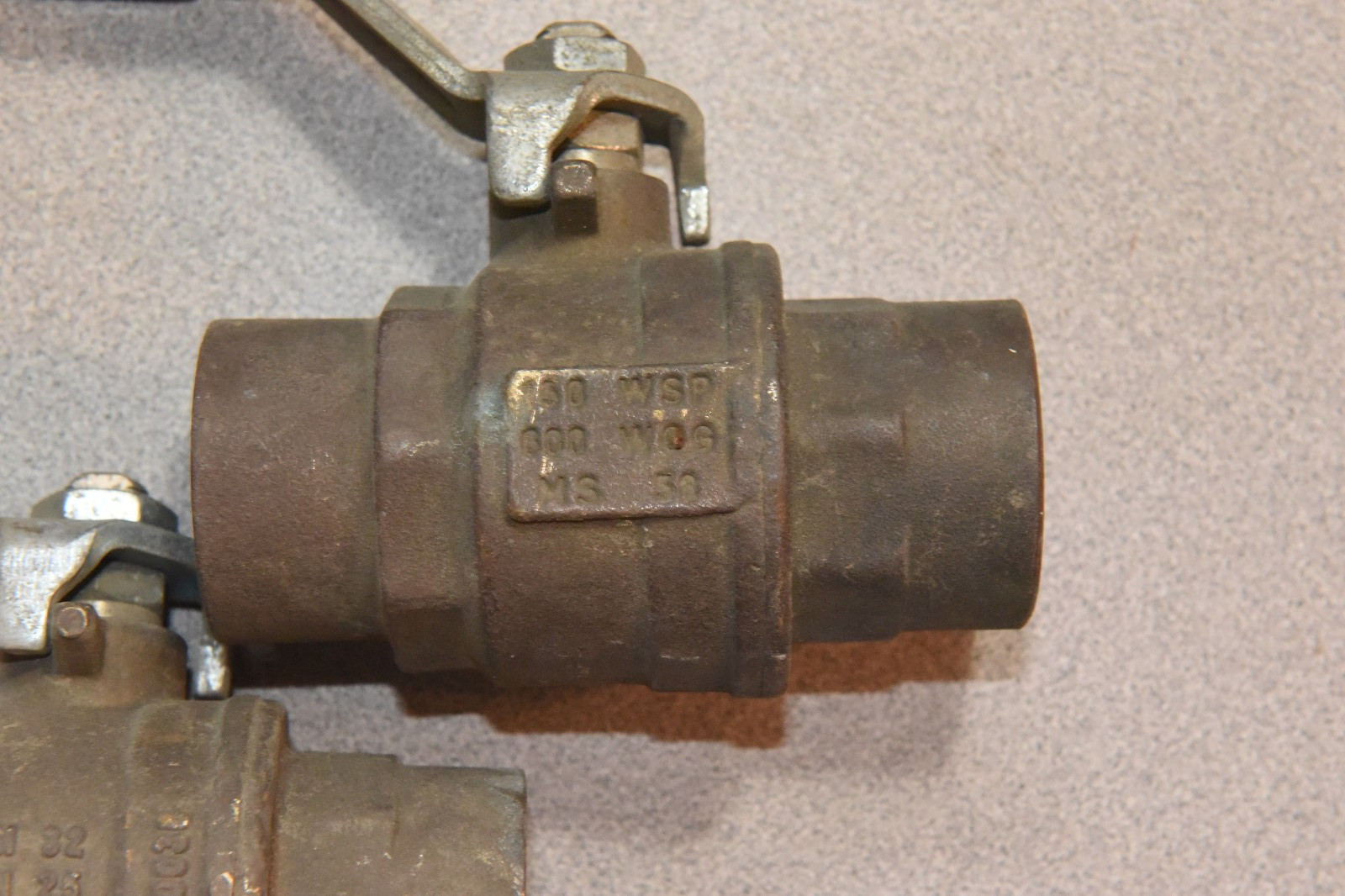 Lot of (2) FNW 1-1/4 Brass Full Port Ball Valves 150WSP-600WOG Sweat