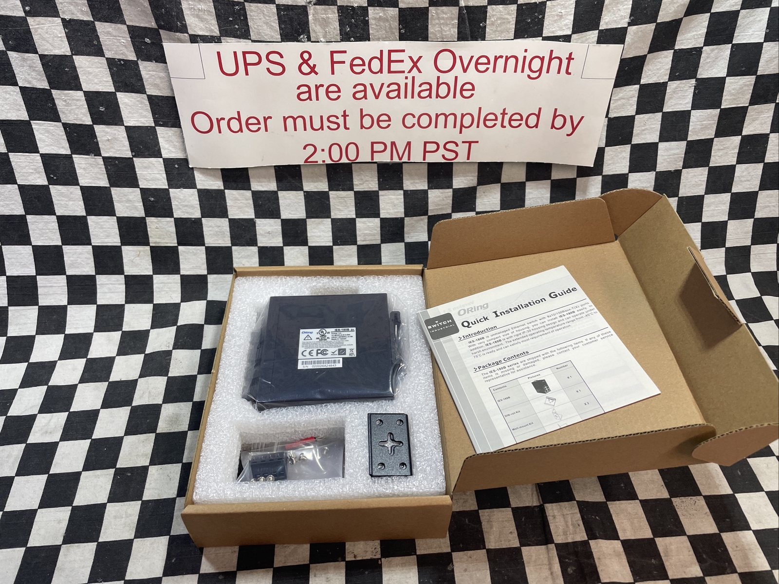 WEIDMULLER IES-180B, IES180B, Switch 8 Ports Industrial, SHIPSAMEDAY
